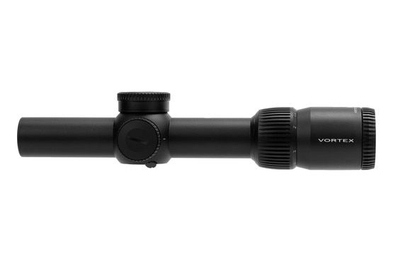 The Venom rifle scope features a 30mm tube.